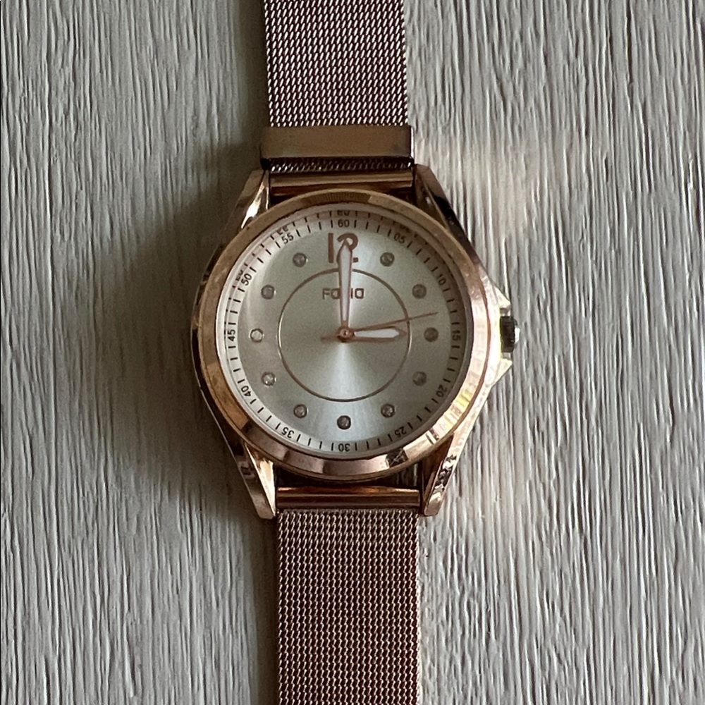 Rose Gold Folio Watch